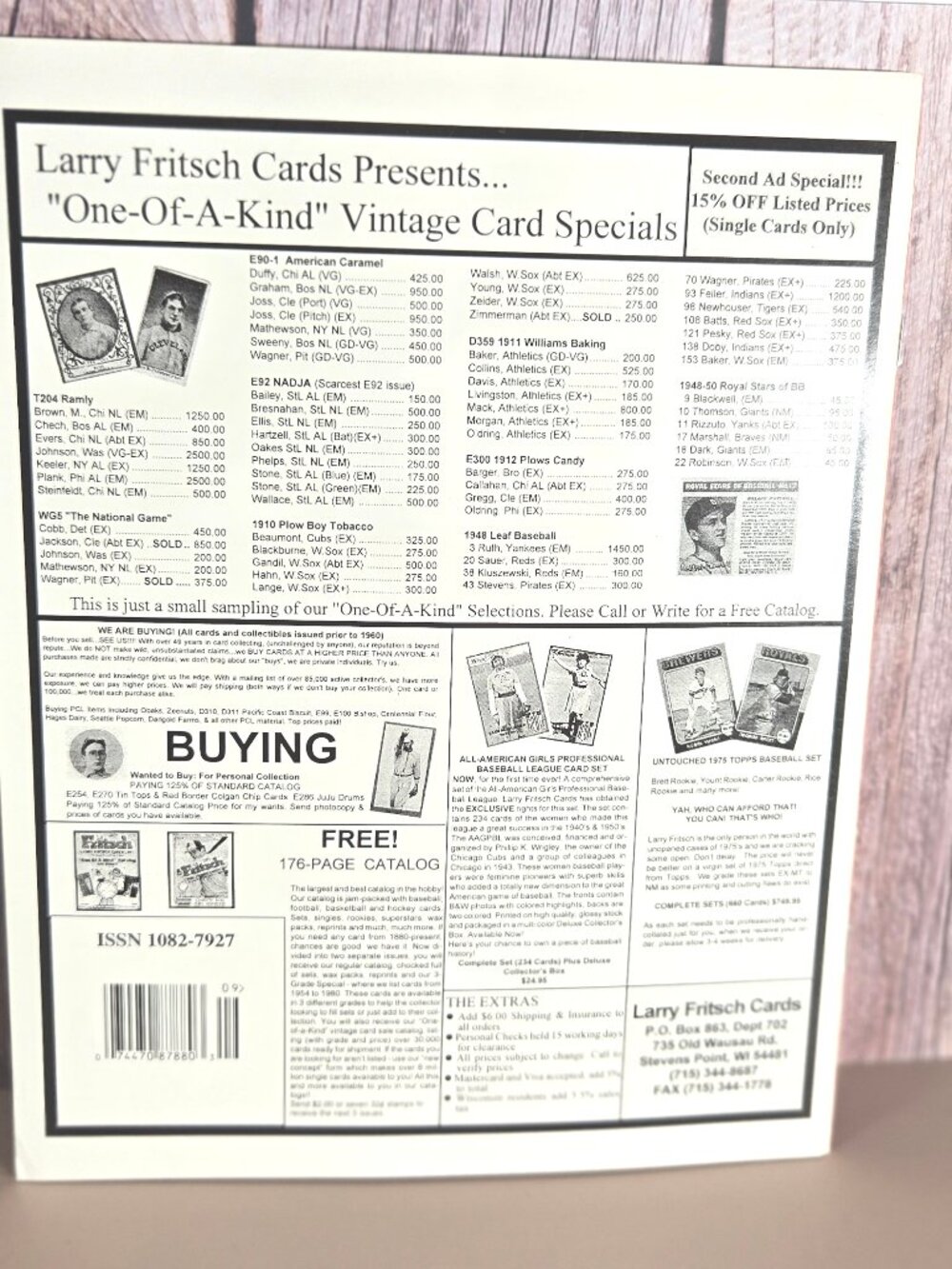 Vintage Baseball Collector Magazine Issue 3 Sept 1995 Cal McVey Cincinnati Reds - Picture 3 of 7